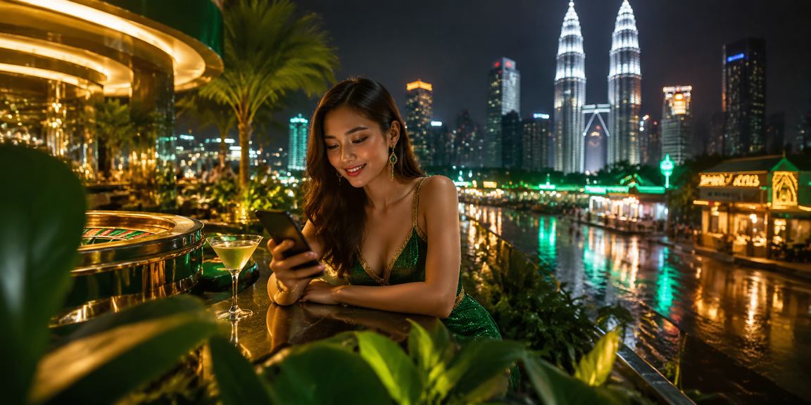 Pusingan Roulette di Kuala Lumpur dengan suasana gaya Melayu moden